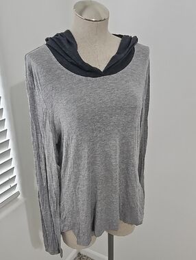 BKE Gray Open Back Hoodie